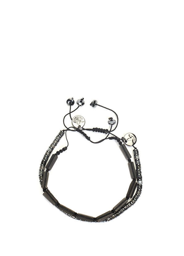 Beymen Club Anthracite Stones 2 Pieces Men's Bracelet - 2