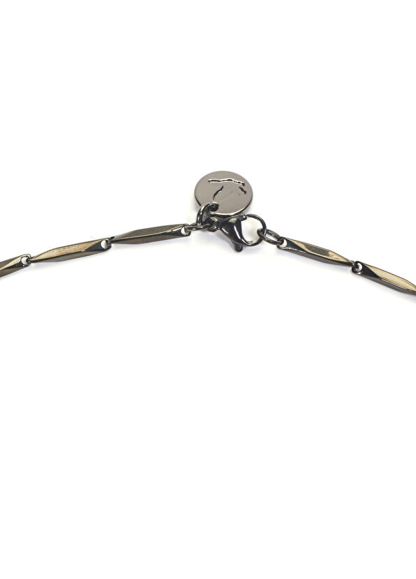 Beymen Club Siyah Erkek Çelik Zincir Kolye - 2