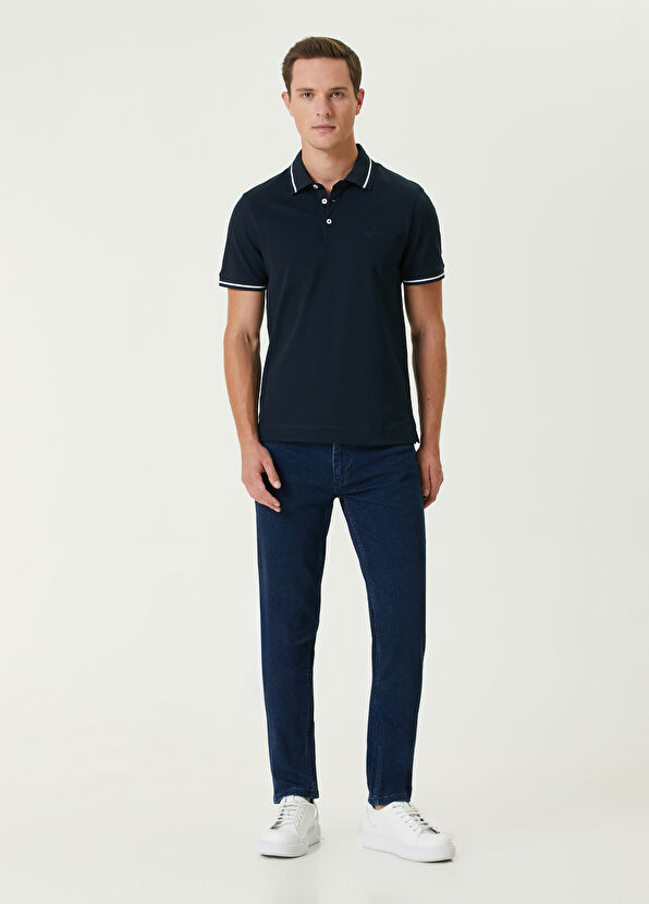 Beymen Club Slim Fit Mavi Örme Jean Pantolon - 1