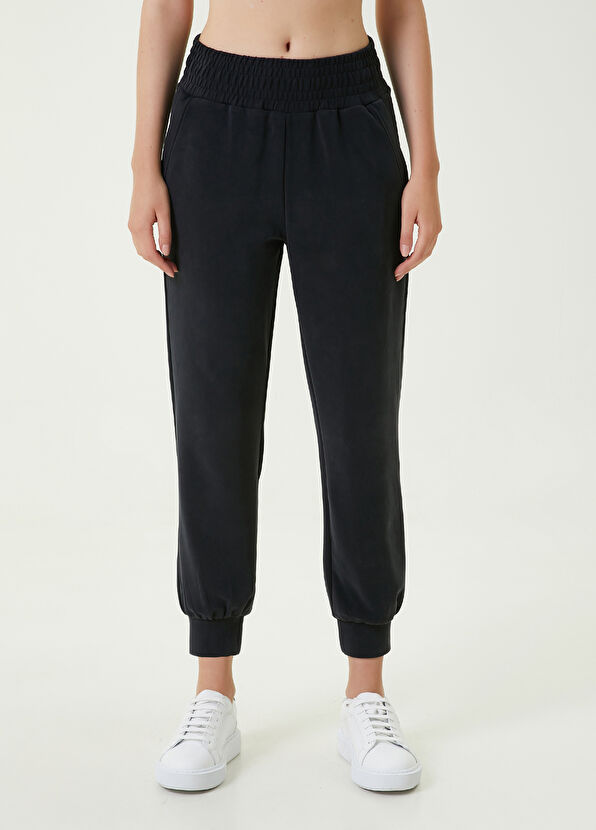 Beymen Club Siyah Dar Paça Eşofman Altı - 2