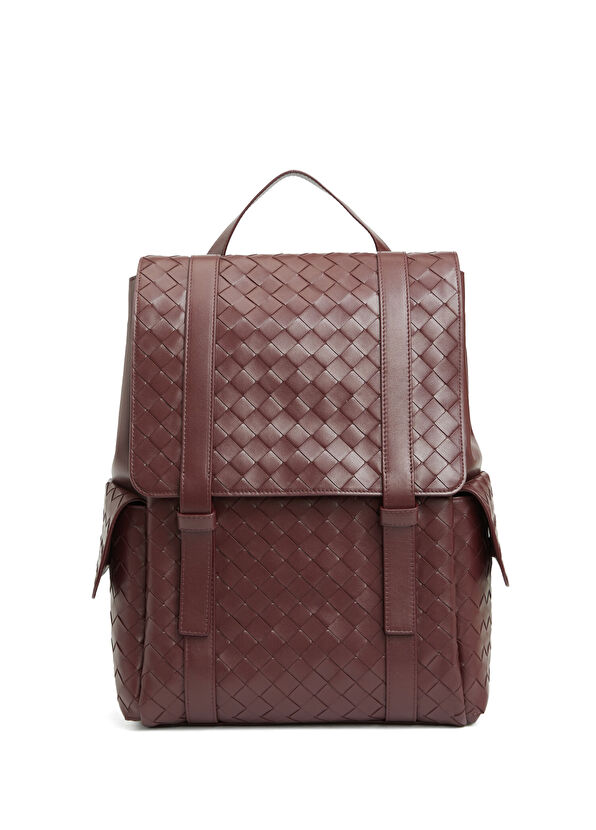 Back To School Bordo Erkek Deri Sırt Çantası - Görsel 2