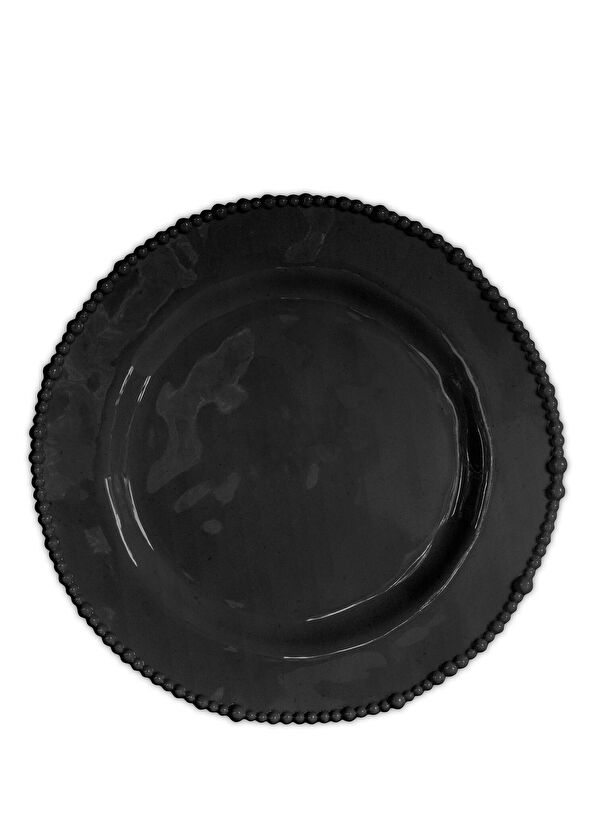 Baci Milano Joke Siyah Melamin Tatlı Tabağı - 1