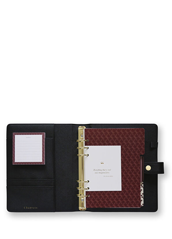 Chapters Black Deri A5 12 Aylık Günlük Planlayıcı - 2