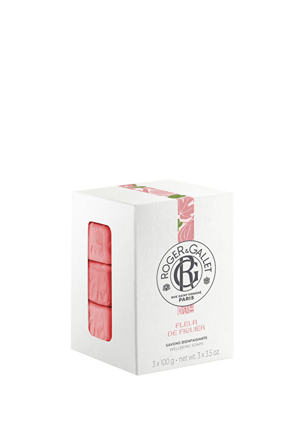 Roger&Gallet Fleur De Figuier Doğal İncir Özü Kalıcı Doğal Koku 3'lü Katı Sabun 3 x 100 gr - 1