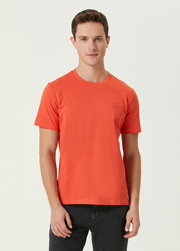 Beymen Club Nar Çiçeği Minik Parça Logolu T-shirt - 1