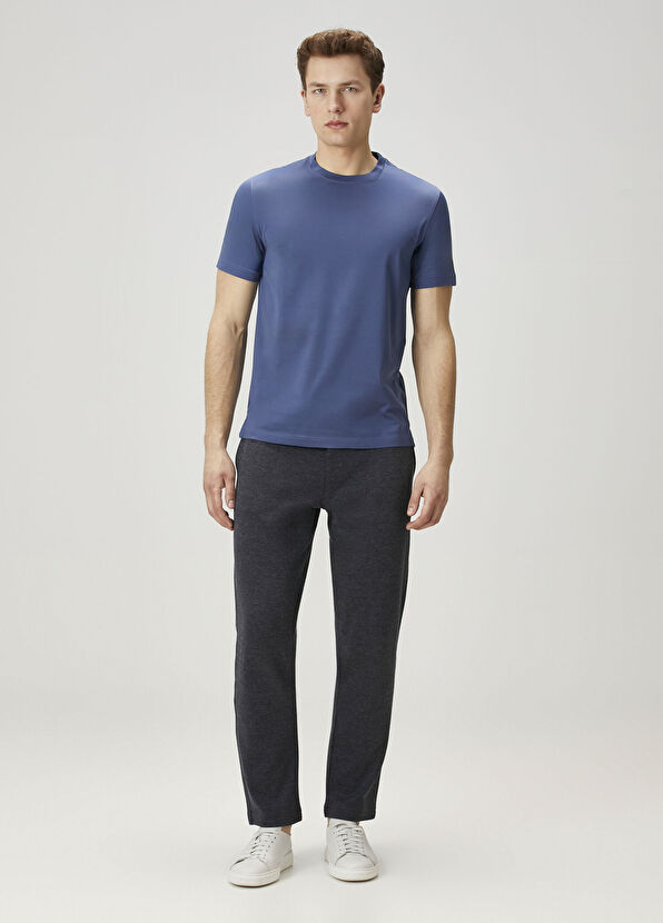 Pal Zileri Koyu Mavi Basic T-shirt - 2