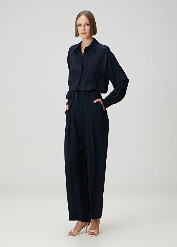 Victoria Beckham Lacivert Gömlek - 2