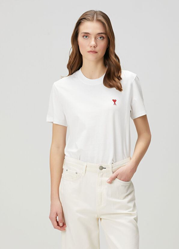 Ami Paris Beyaz T-shirt - 1