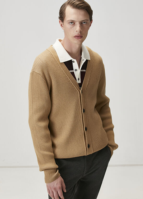 Beymen Club Deve Tüyü Triko Hırka - 1