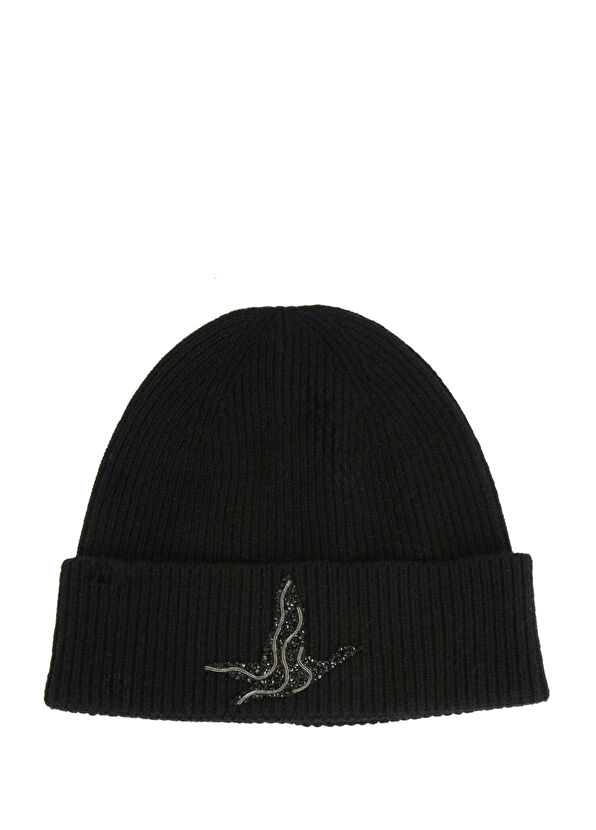 Beymen Club Black Goose Accessory Women's Wool Beanie - 1