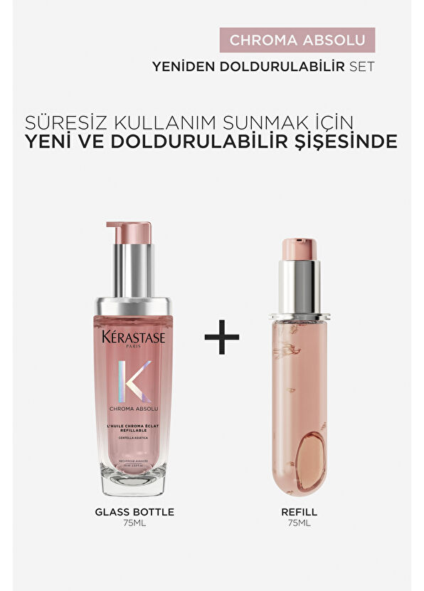 Kerastase Chroma Absolu L'Huile Chroma Eclat Yedek Şişe Saç Yağı 75 ml - 4