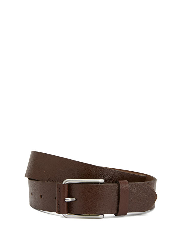Beymen Club Brown Men's Leather Belt - 1