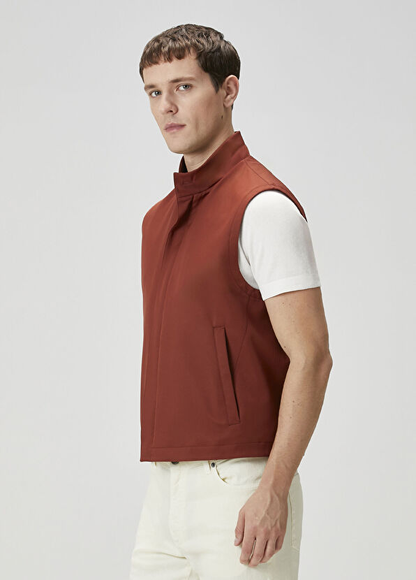 Zegna Motorin Turuncu Yelek - 3