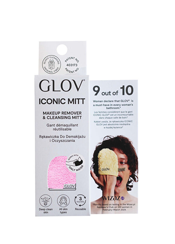 Glov Iconic Mitt - Makeup Remover Cleansing Cozy Rosie - 4
