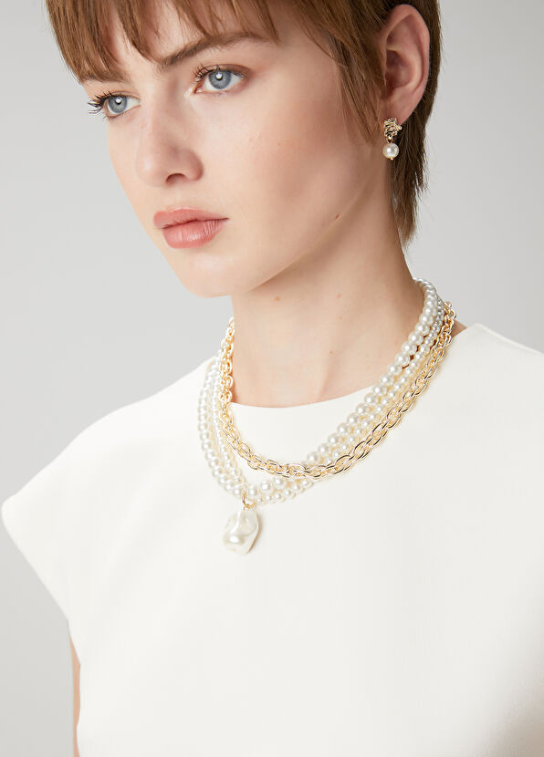 Beymen Club Pearl Women's Glass Earrings - 1