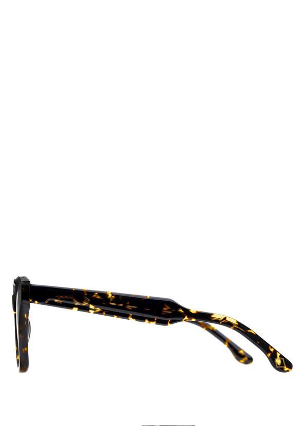 CharlieMax Milano Giambe Acetate Brown Sunglasses - 2
