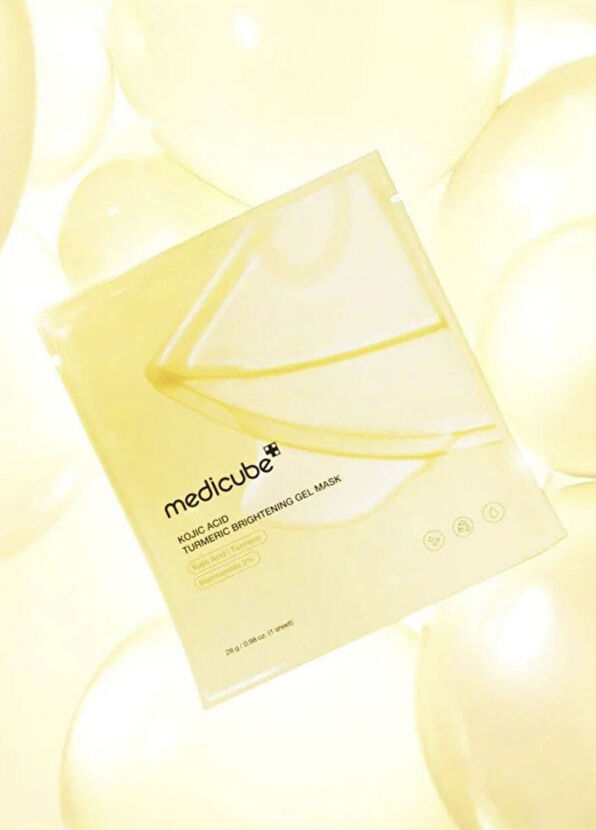 Medicube Kojic Acid Turmeric Brightening Gel Mask Yüz Maskesi (4EA) - 2