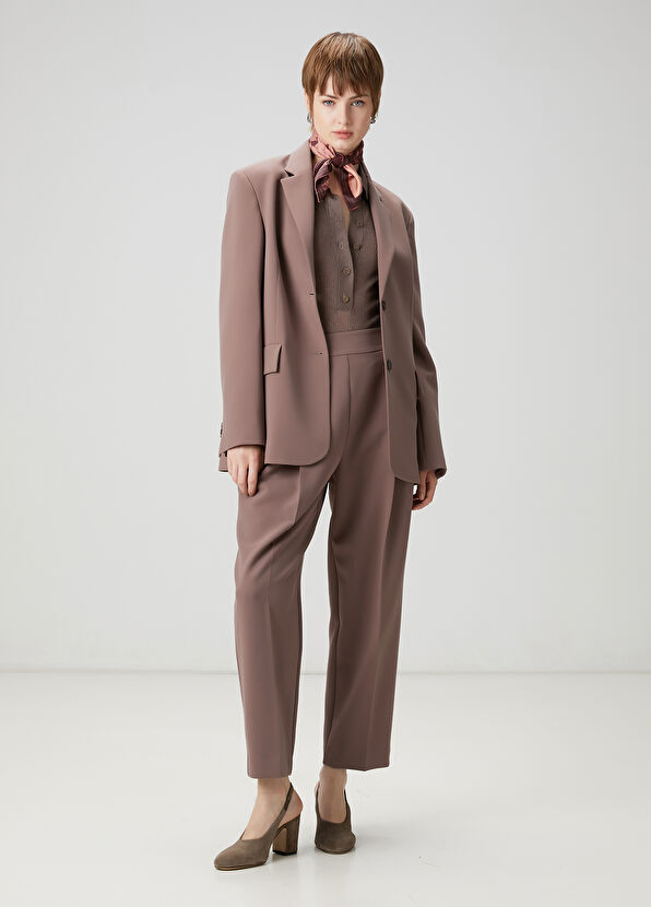 Beymen Club Dusty Rose Pleated Pants - 1