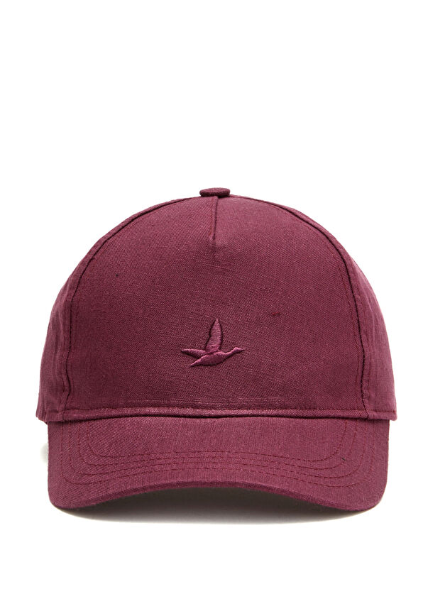 Beymen Club Plum Logo Women's Linen Cap Hat - 2