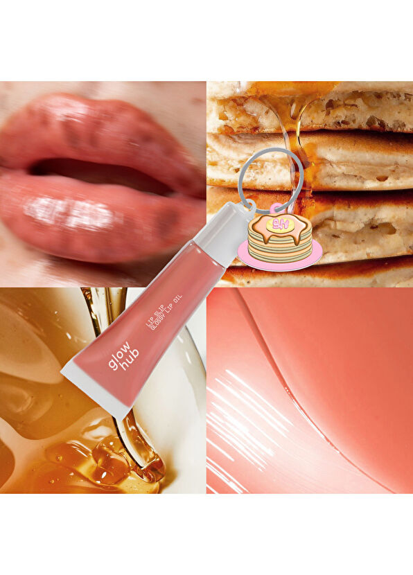 Glow Hub Lip Slip Glossy Lip Oil - Pancake Stack - 3