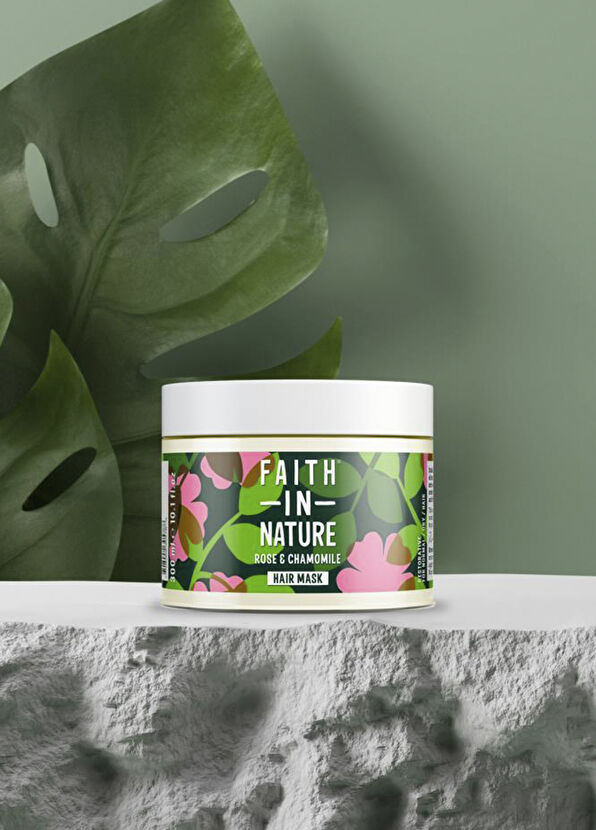 Faith In Nature Gül ve Papatya Aromalı Normal ve Kuruya Dönük Saçlar için Saç Bakım Maskesi - 2