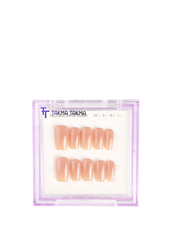 Don't Wear Don't Wear KOBL1770 Medium Ballerina 10 Pcs Reusable Handmade Prosthetic Artificial Nails - 1