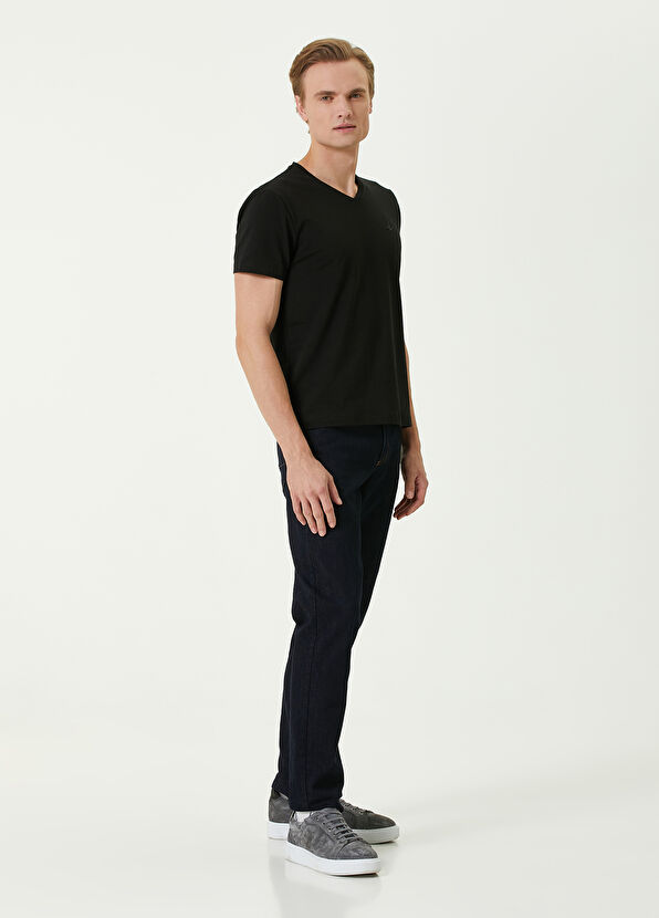 Beymen Club Lacivert V Yaka Basic T-shirt - 2
