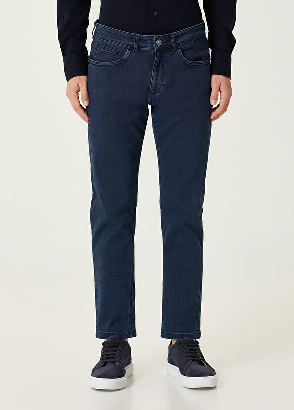 Beymen Club x Slim Fit Navy Blue Sport Pants - 2
