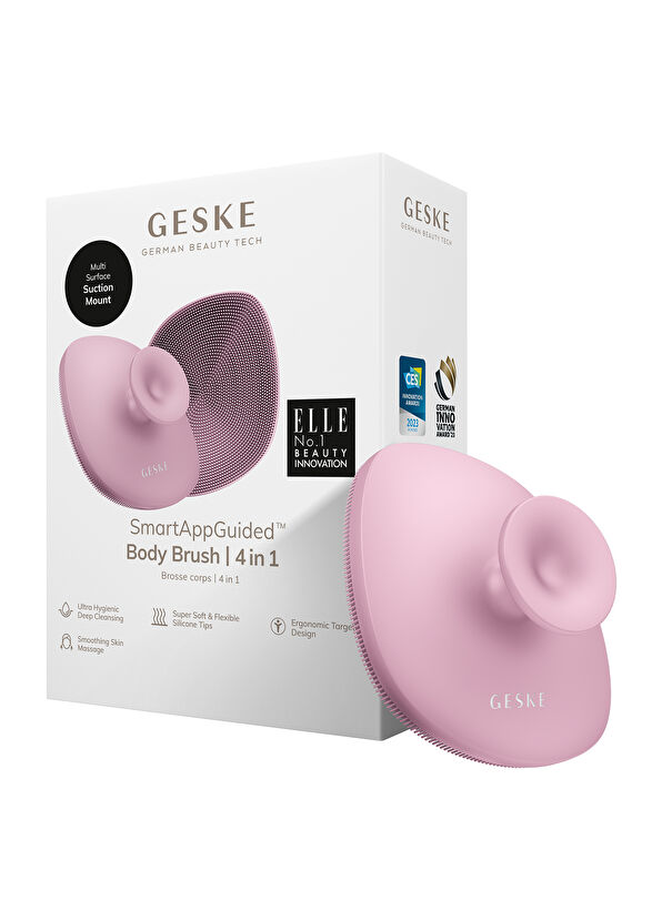 Geske Body Brush Pink 4-in-1 Body Brush - 4