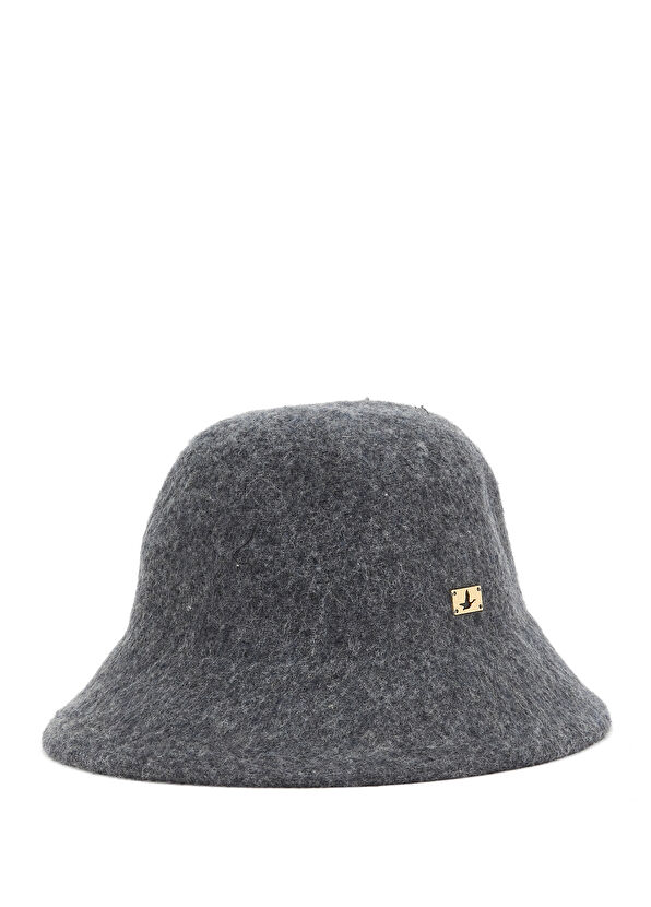 Beymen Club Grey Grey Woman's Wool Hat - 2