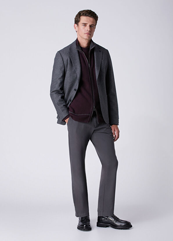 Beymen Club Regular Fit Anthracite Twill Stretch Sports Pants - 1