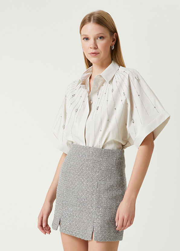 Beymen Club Krem Taşlı Gömlek - 1