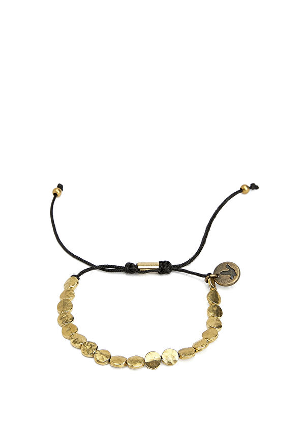 Beymen Club Black Round Stone Women's Drawstring Bracelet - 2