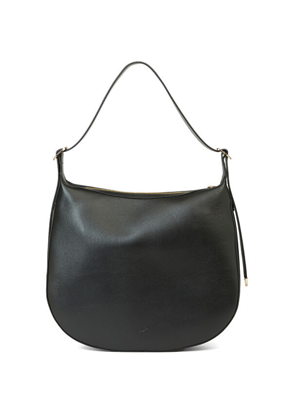 Beymen Club Siyah Kadın Deri Hobo Çanta - 1