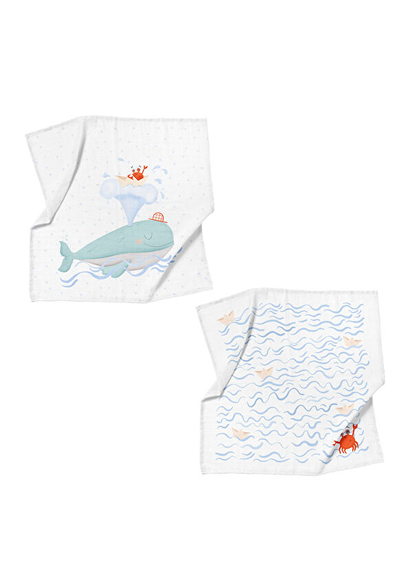 Casadora Baby Boubou 100% Organic Cotton 2-Piece Muslin Cover Set - 2