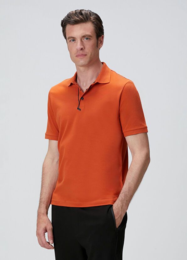 Network N-Tech Turuncu Polo Yaka T-shirt - 1