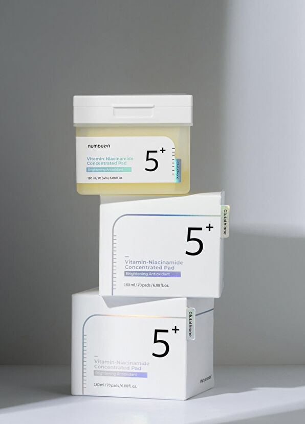 Numbuzin No.5 Vitamin Niacinamide Concentrated Cilt Tonu Eşitleyici ve Koyu Leke Karşıtı Tonik Ped 180 ml - 3