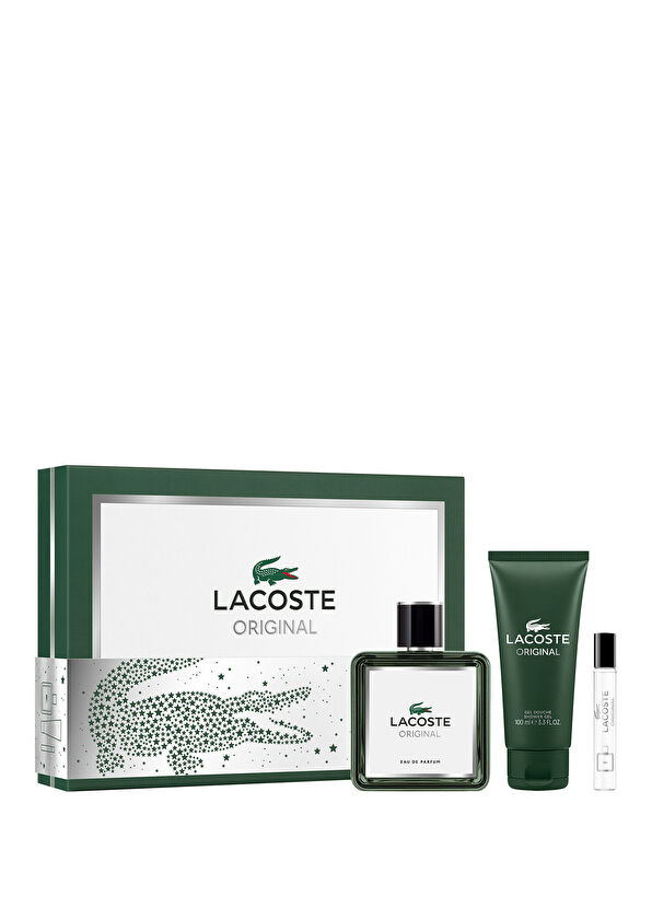Lacoste Original EDP 100 ml + 7.5 ml Purse Spray + 100 ml Shower Gel Men's Perfume Set XMAS25 - 1