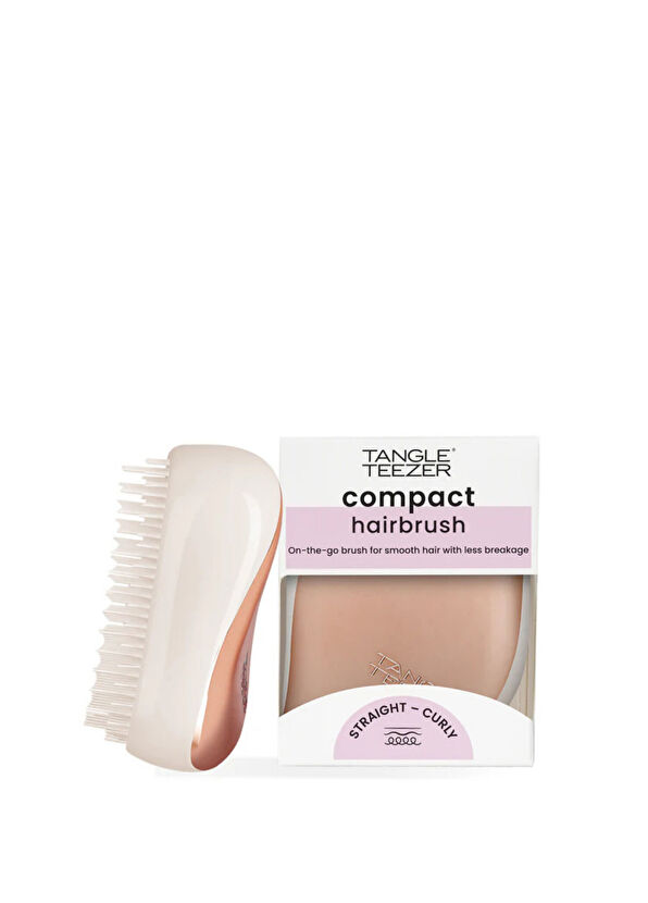 Tangle Teezer Compact Styler Ivory Rose Gold Hair Brush - 1