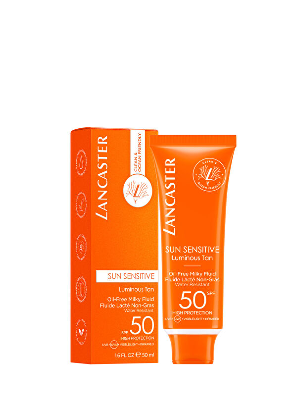Lancaster Sun Sensitive Oil-Free Milky Fluid SPF50 50ml - 2