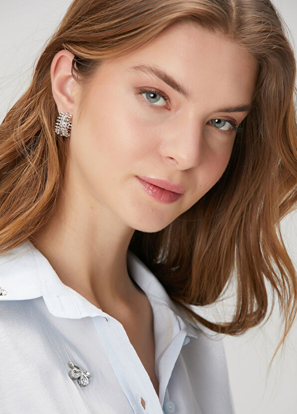 Beymen Club Silver Kadın Halka Küpe - 1