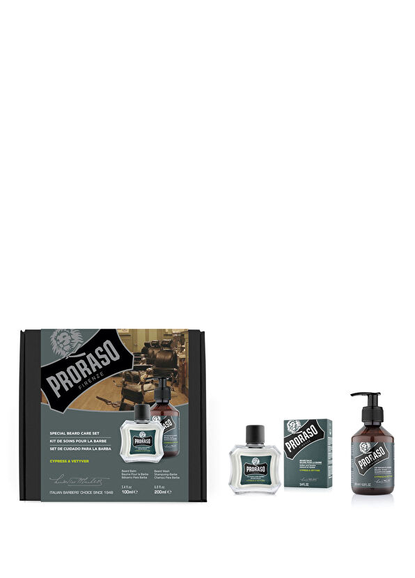 Proraso Duo Sakal Seti Balsam ve Cypress Vetyver Şampuan - 1