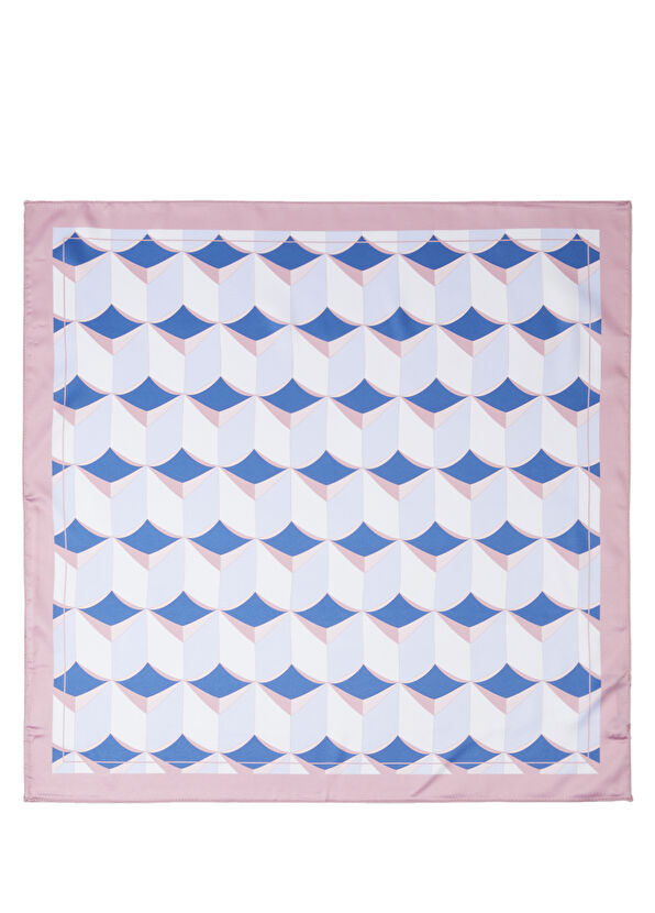 Beymen Club Geometric Patterned Women's Satin Scarf - 1