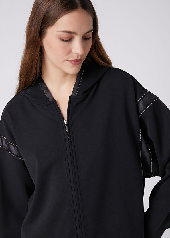 Beymen Club Black Modal Hoodie - 2
