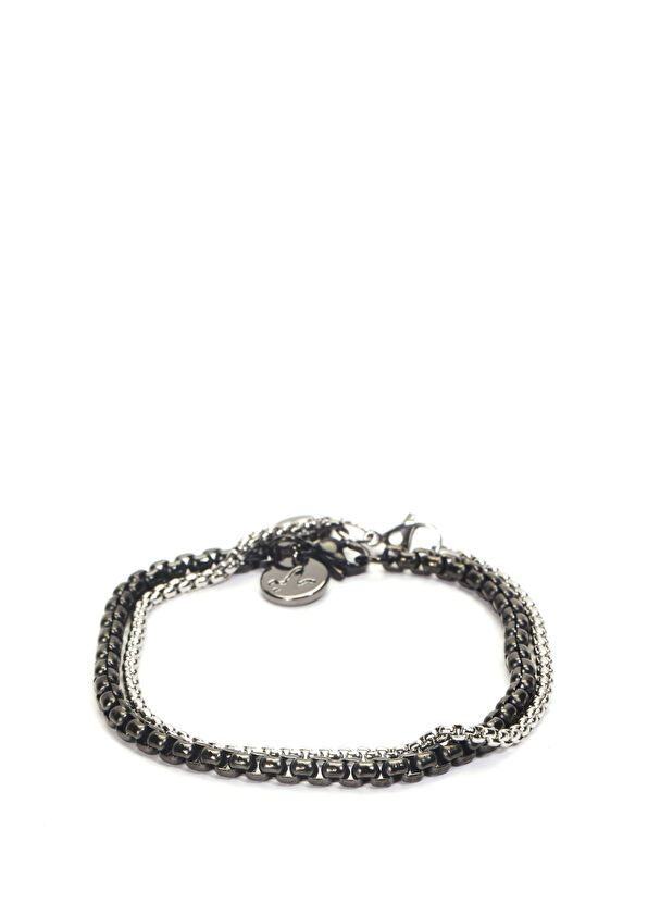 Beymen Club Black 2 Pieces Men's Steel Bracelet - 1