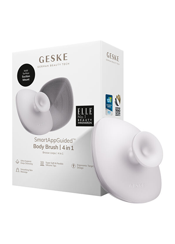 Geske Body Brush Beyaz 4'ü 1 Arada Vücut Fırçası  - 2
