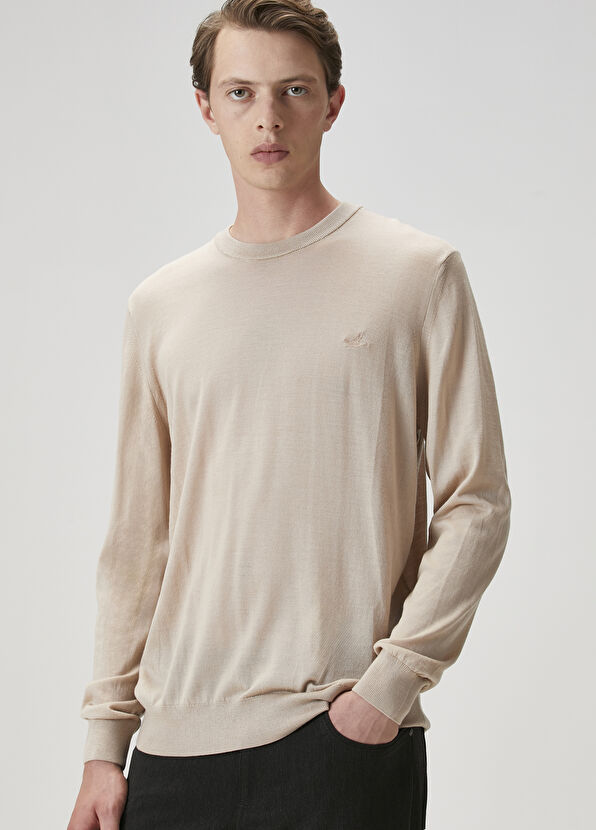 Beymen Club Camel Basic Wool Sweater - 2
