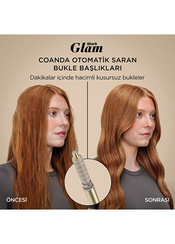 Shark Glam Gold 5 Head Straight Wavy and Curl Multi-Purpose Hair Styler - 2