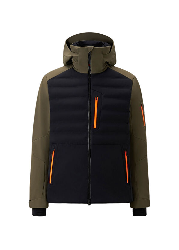 Bogner Fire & Ice Ivo Black Hooded Men's Snowboard Jacket - 1