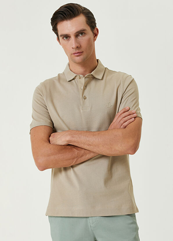 Beymen Club Comfort Fit Mink Polo Collar T-shirt - 2